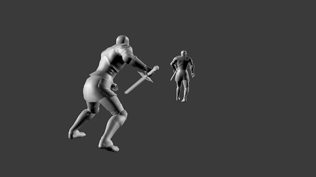 Character performing retargeting and motion editing for
												cinematic in-game (locomotion) animation